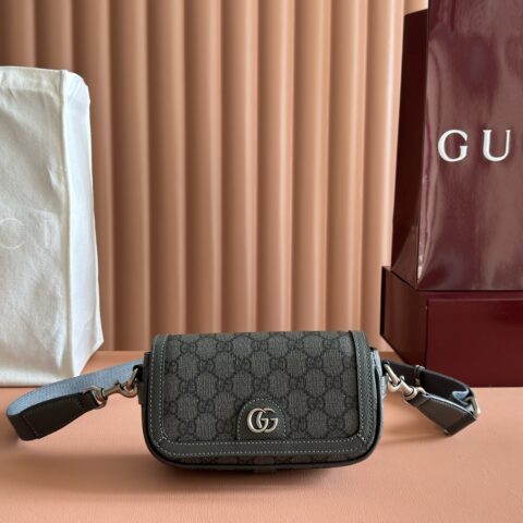 GUCCI Ophidia系列超迷你肩背包 款号795466 FABIA 9741迷你斜挎包