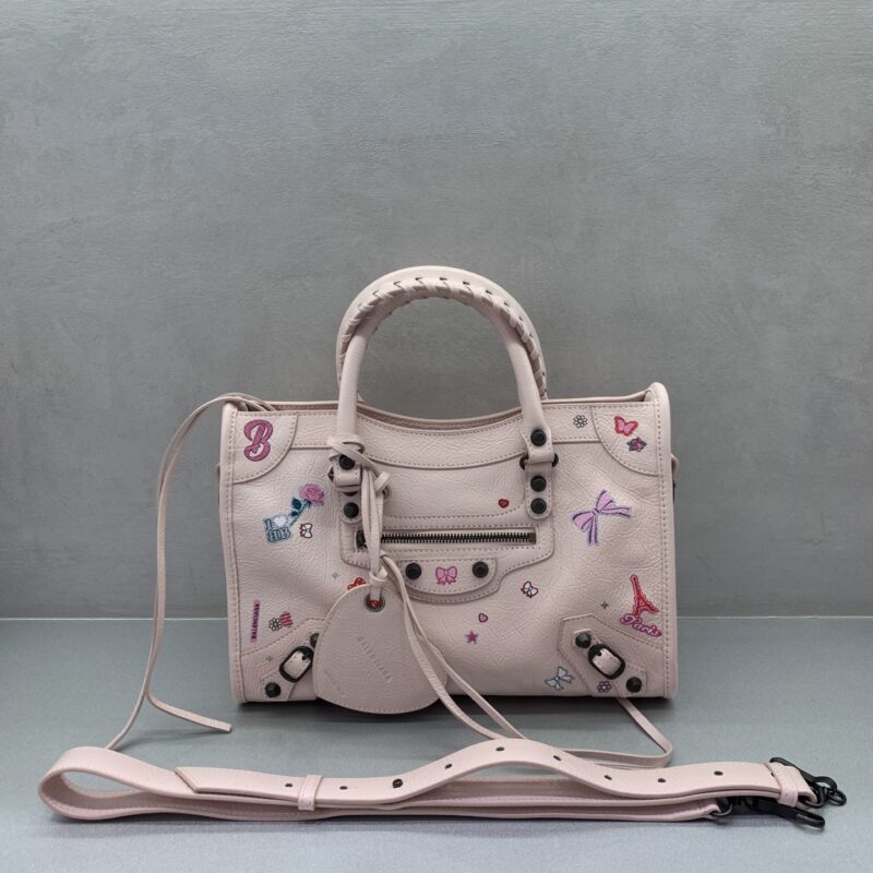 Balenciaga 𝗟𝗘 𝗖𝗜𝗧𝗬款号:084669 【涂鸦机车包】