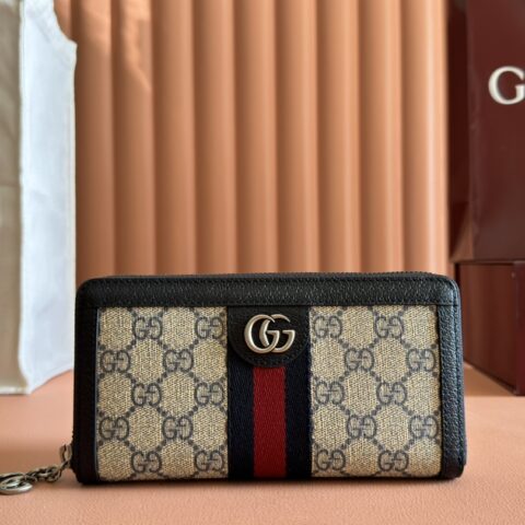 GUCCI Ophidia系列全拉链式钱包 型号:523154