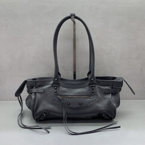 Balenciaga LE City 横版机车包 款号:845704【深灰色】