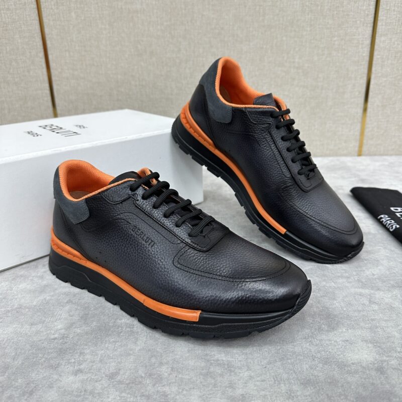 BERLUTI Fast Track皮革运动鞋