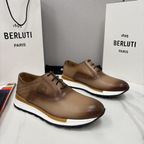 BERLUTI  Fast Track皮革运动鞋