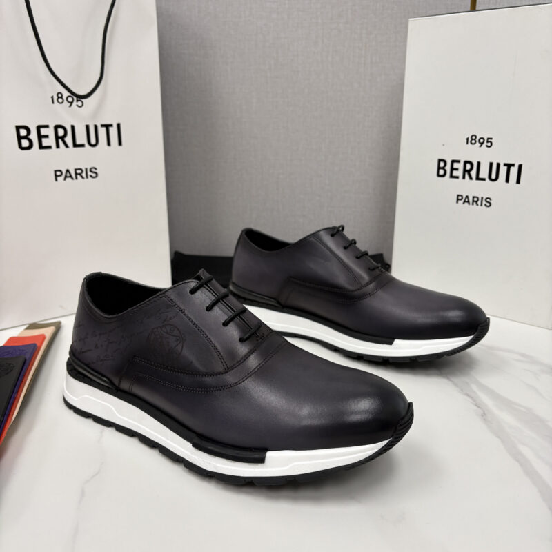 BERLUTI Fast Track皮革运动鞋