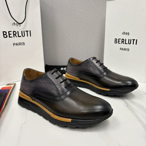 BERLUTI  Fast Track皮革运动鞋
