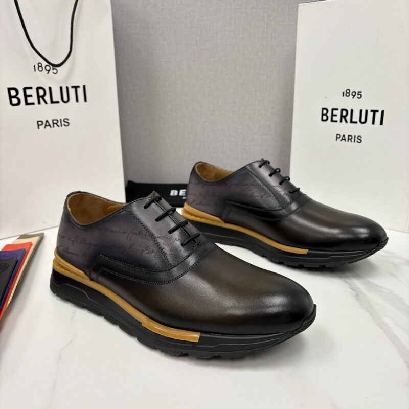 BERLUTI  Fast Track皮革运动鞋