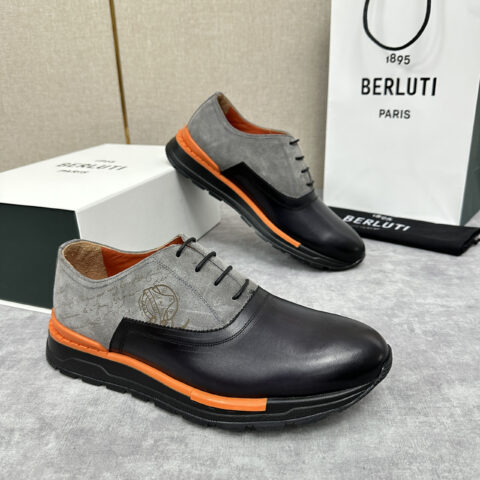BERLUTI Fast Track皮革运动鞋