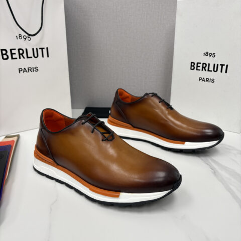 BERLUTI Fast Track皮革运动鞋
