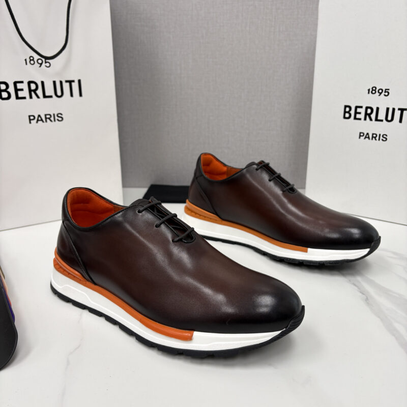 BERLUTI  Fast Track皮革运动鞋