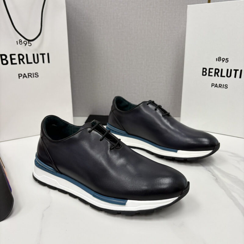BERLUTI Fast Track皮革运动鞋