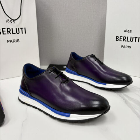 BERLUTI  Fast Track皮革运动鞋