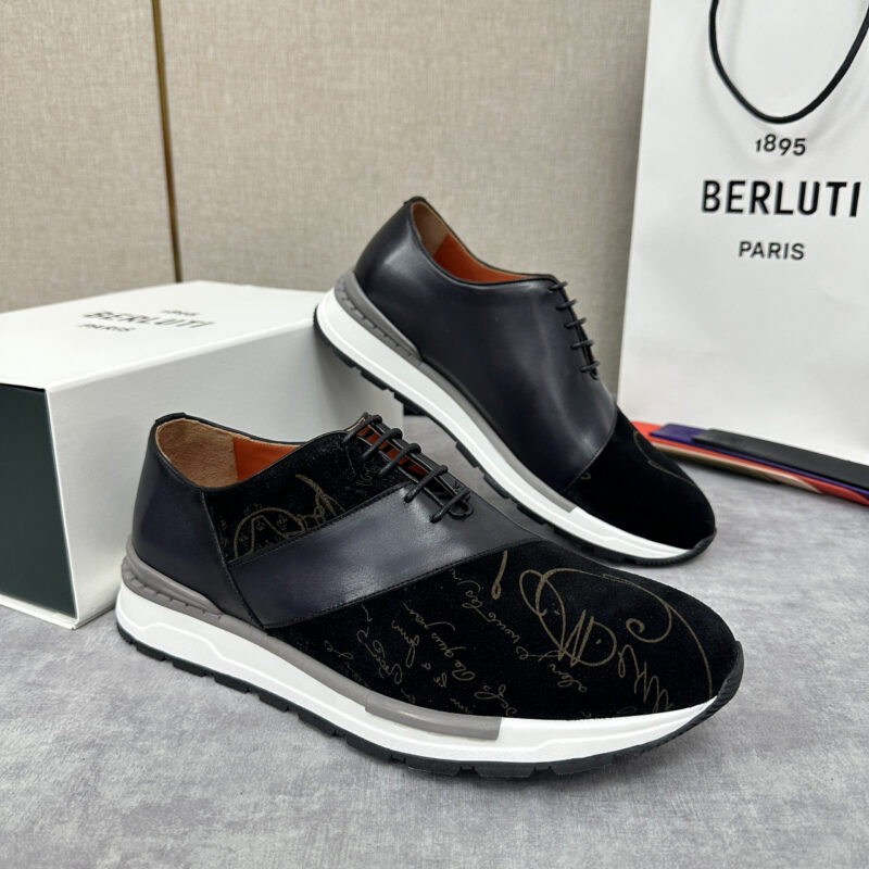 BERLUTI Fast Track皮革运动鞋
