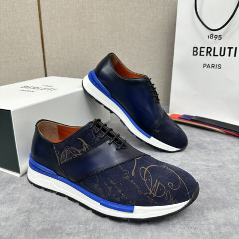 BERLUTI  Fast Track皮革运动鞋