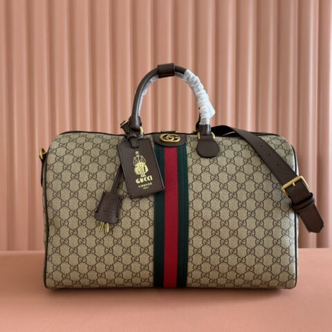 GUCCI Savoy系列 型号：834460啡棕/pvc
