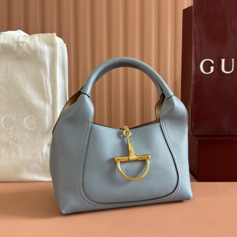 GUCCI Softbit系列 型号:837467 蓝色/原厂皮