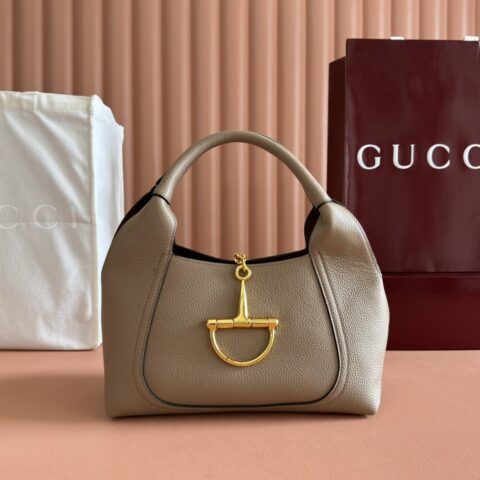 GUCCI Softbit系列 型号：837467 卡其色/原厂皮