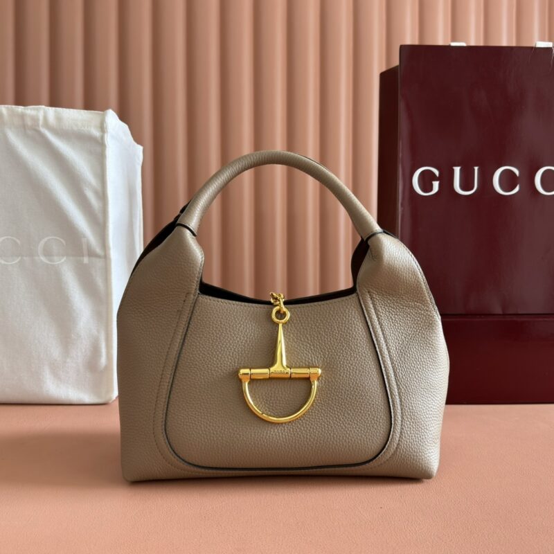 GUCCI Softbit系列 型号：837467 卡其色/原厂皮