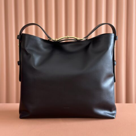 GUCCI Beatrix系列手袋 型号:850546 黑色全皮