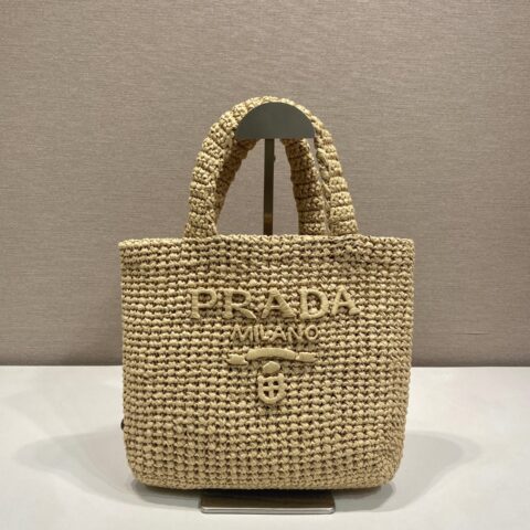 PRADA 纤维托特包👏1BG422小号新色