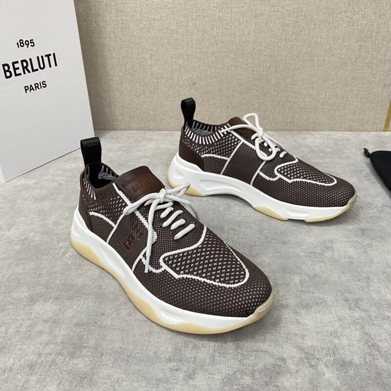 BERLUTI Shadow 飞织运动鞋履