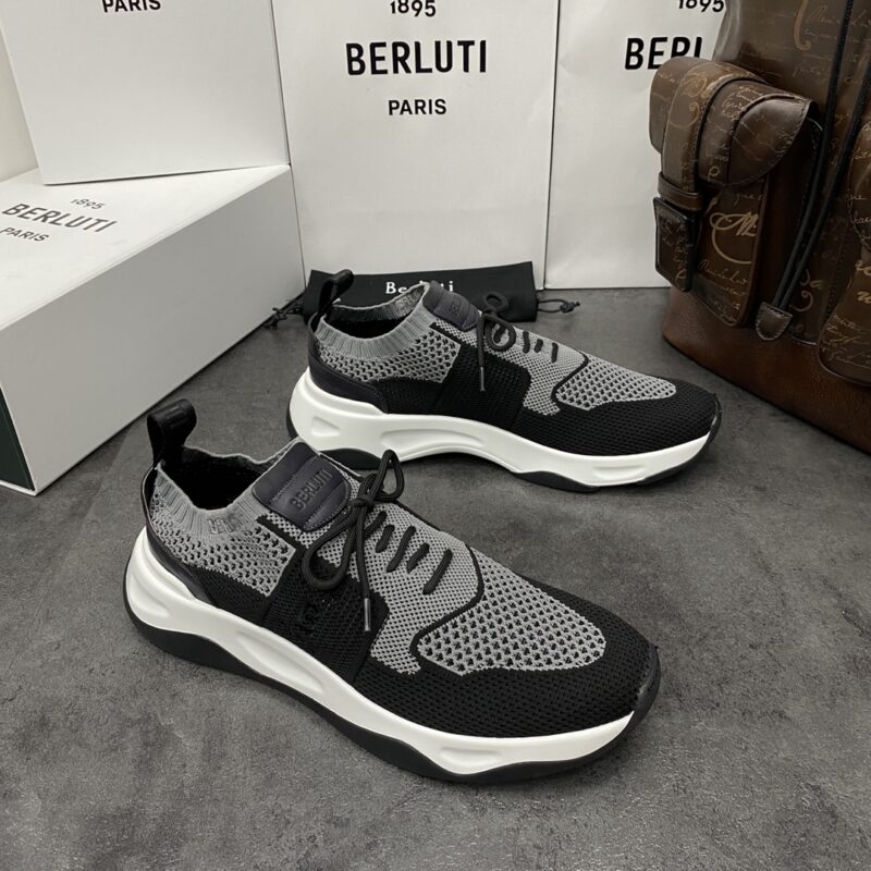 BERLUTI Shadow 飞织运动鞋履