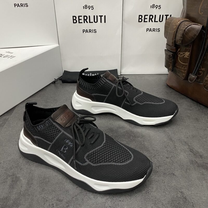 BERLUTI Shadow 飞织运动鞋履