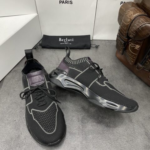 BERLUTI Shadow 飞织运动鞋履