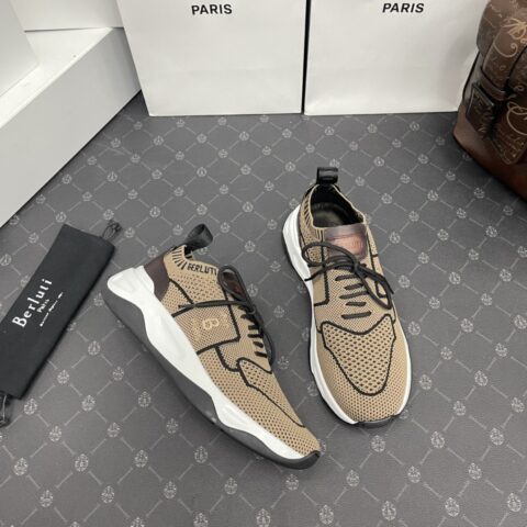 BERLUTI Shadow 飞织运动鞋履