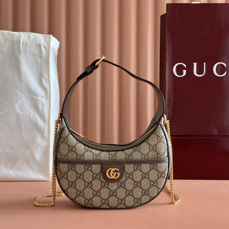 GUCCI Ophidia 型号：772308 棕色/pvc