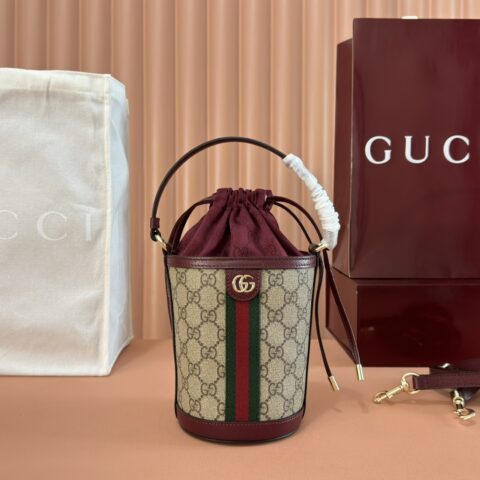 GUCCI Ophidia系列 型号:838462啡安可拉红/pvc