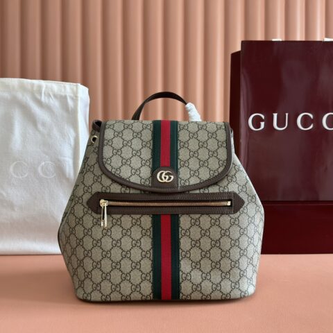GUCCI Ophidia系列 型号：836855啡棕/pvc