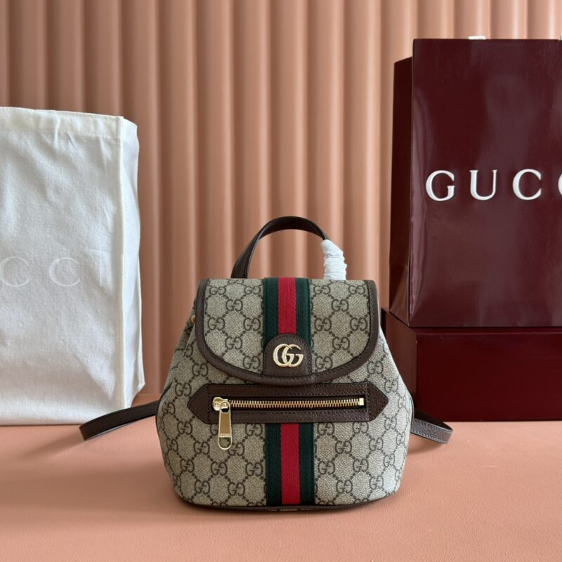 GUCCI Ophidia系列 型号：836854啡棕/pvc