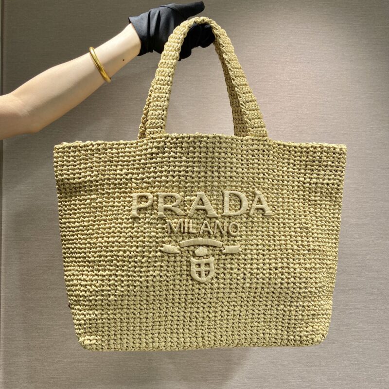 PRADA 纤维托特包👏1BG392