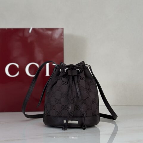 GUCCI 专柜品质，顶级原单货，实物实拍！款号875802深棕布