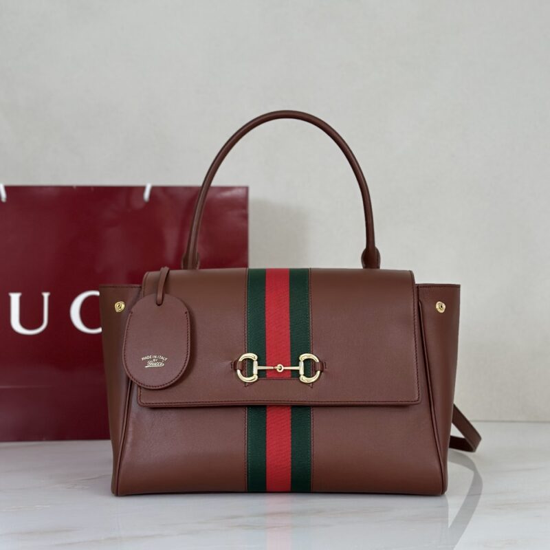 GUCCI 专柜品质，顶级原单货，实物实拍！款号875018红棕羊皮