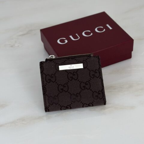 GUCCI 专柜品质，顶级原单货，实物实拍！款号875798深棕布