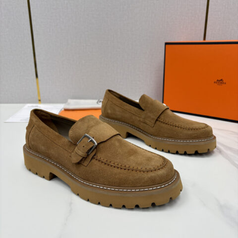 HERMES Gentle厚底乐福鞋