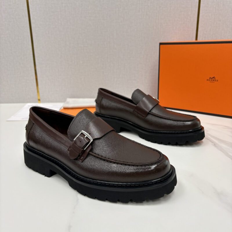 HERMES Gentle厚底乐福鞋