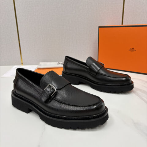 HERMES Gentle厚底乐福鞋