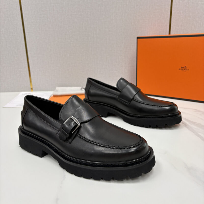 HERMES Gentle厚底乐福鞋