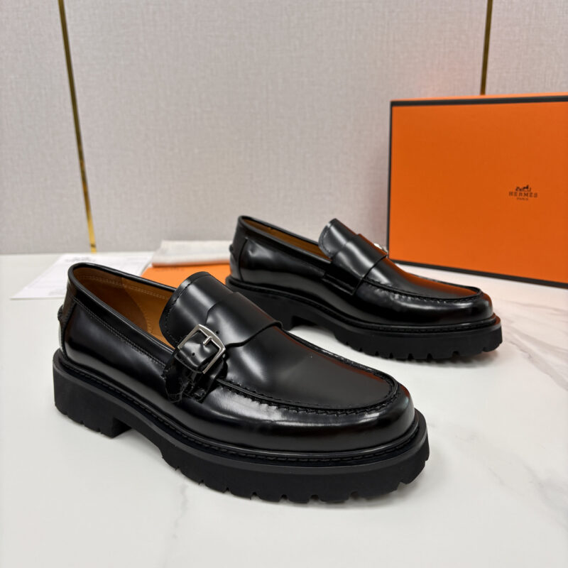 HERMES Gentle厚底乐福鞋
