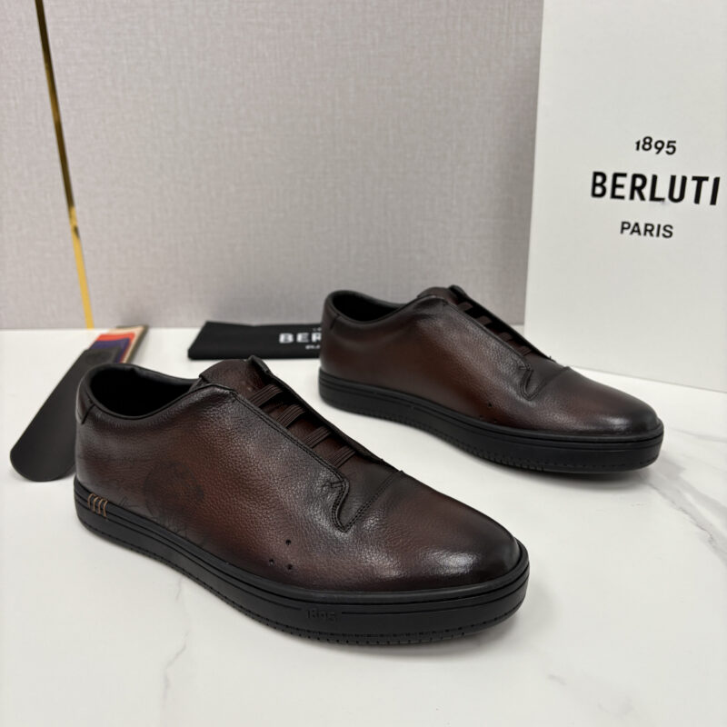 BERLUTI  Playtime  Venezia Softy 柔软小牛皮低帮运动鞋