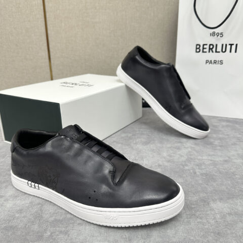 BERLUTI Playtime低帮刺青套脚运动鞋