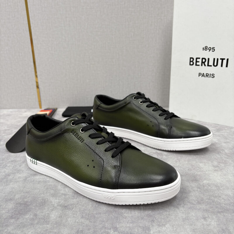 BERLUTI Playtime Venezia Softy 柔软小牛皮低帮运动鞋