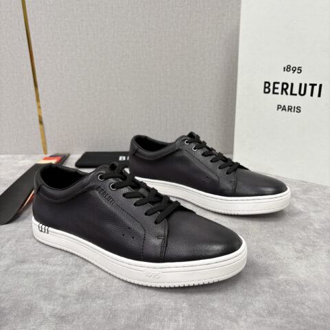 BERLUTI Playtime  Venezia Softy 柔软小牛皮低帮运动鞋