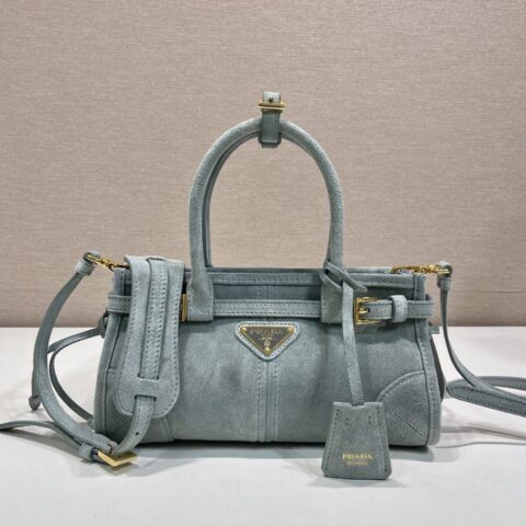 PRADA Softlux麂皮🎉1BA486迷你号