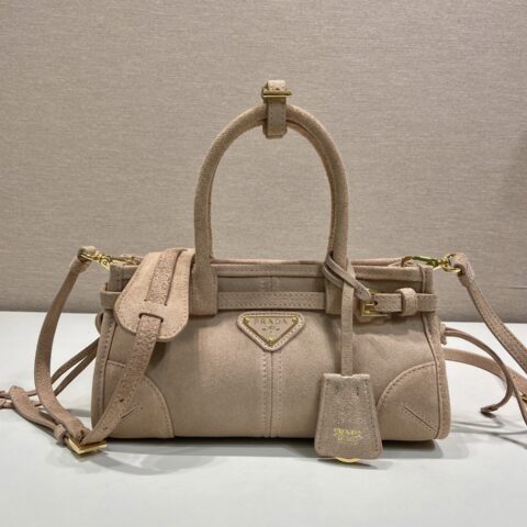 PRADA Softlux麂皮🎉1BA486迷你号