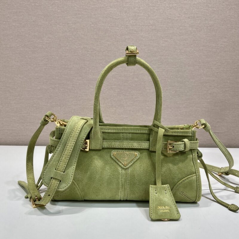 PRADA Softlux麂皮🎉1BA486迷你号