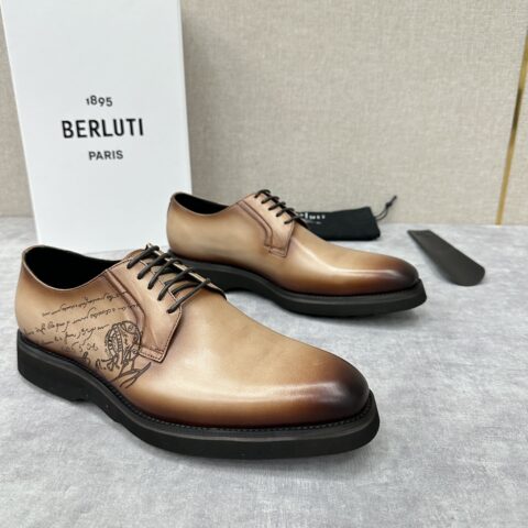 BERLUTI New Alessio皮革牛津鞋