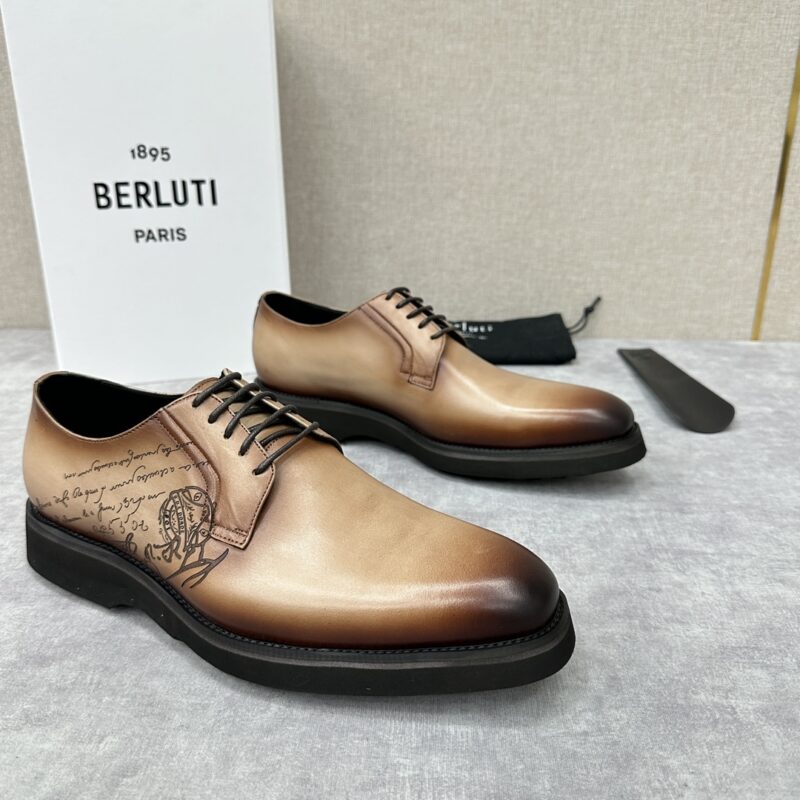 BERLUTI New Alessio皮革牛津鞋