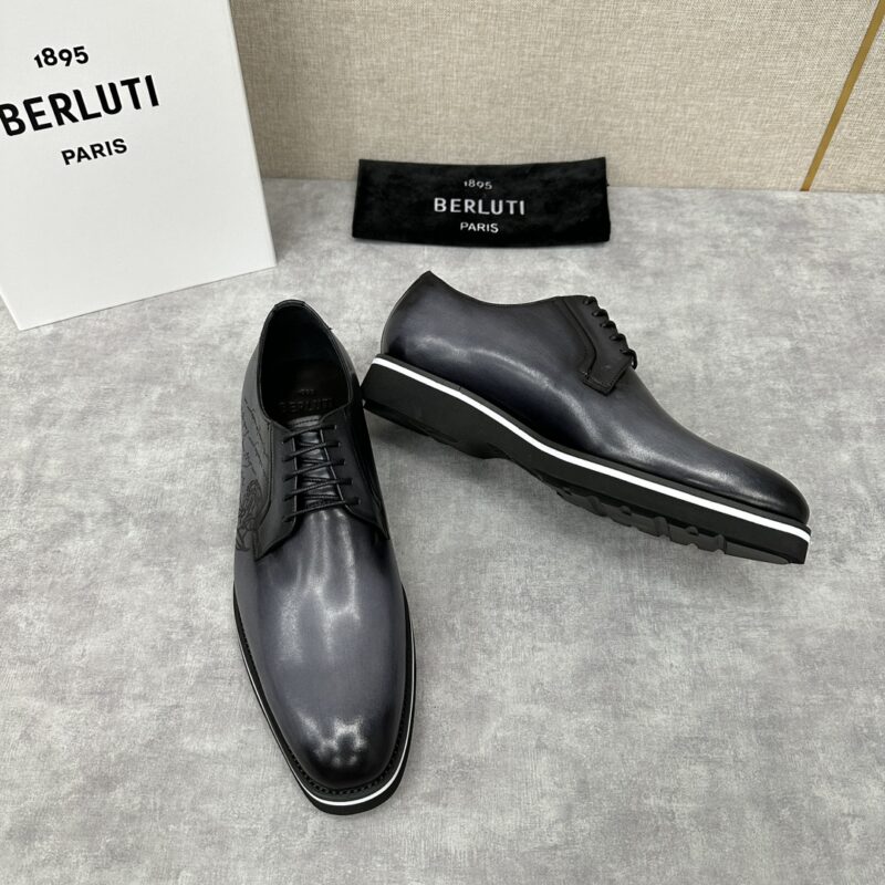 BERLUTI New Alessio皮革牛津鞋